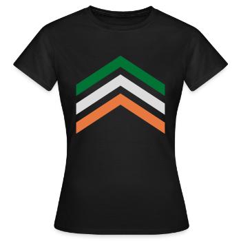 Irlande - T-shirt Femme - noir - Devant - AI Model Female 172 dark (172cm)