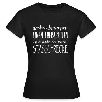 Stalking horror - Women's T-Shirt - black - Front - AI Model Female 172 dark (172cm)