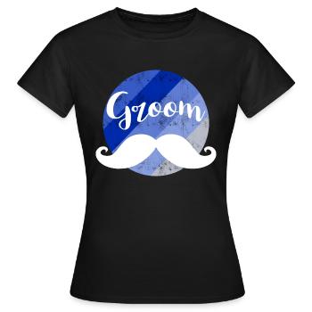 Groom - Frauen T-Shirt - Schwarz - Vorne - AI Model Female 172 dark (172cm)