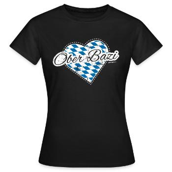 Ober Bazi - Frauen T-Shirt - Schwarz - Vorne - AI Model Female 172 dark (172cm)
