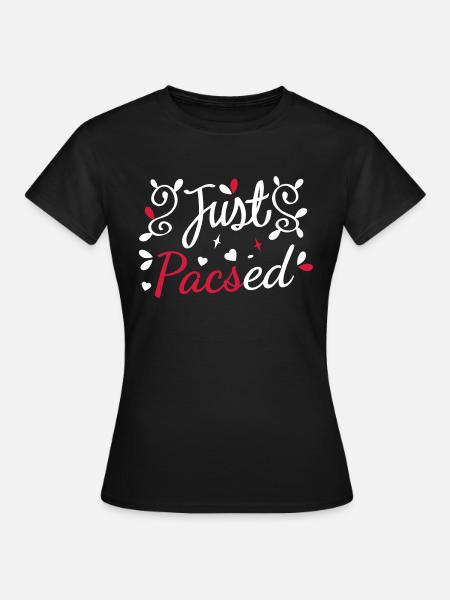 Just pacsed - Frauen T-Shirt - Schwarz