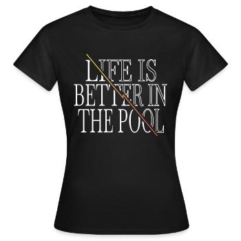 nageur idée cadeau d’anniversaire idée cadeau idée cadeau - T-shirt Femme - noir - Devant - AI Model Female 172 dark (172cm)