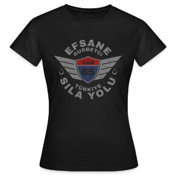 Fourgon - T-shirt Femme - noir - Devant - AI Model Female 172 dark (172cm)