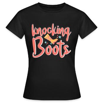 Knocking Boots Cowboy Boots - Women's T-Shirt - black - Front - AI Model Female 172 dark (172cm)