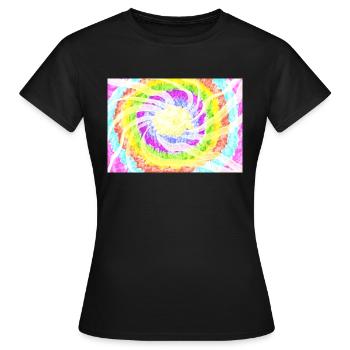 Colourful Life - Women's T-Shirt - black - Front - AI Model Female 172 dark (172cm)