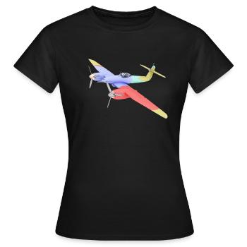 Chasseur britannique WW2 - T-shirt Femme - noir - Devant - AI Model Female 172 dark (172cm)