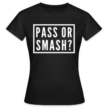 Smash - Women's T-Shirt - black - Front - AI Model Female 172 dark (172cm)