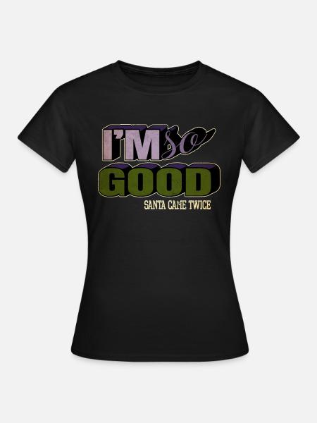 happy funny gym humor christmas present awesome - Frauen T-Shirt - Schwarz