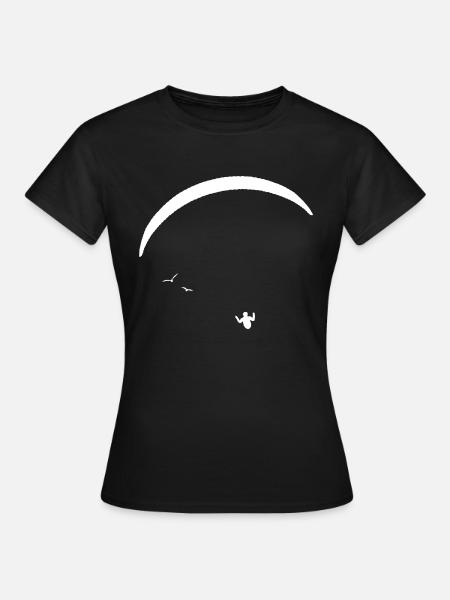 Paragleiten - Frauen T-Shirt - Schwarz