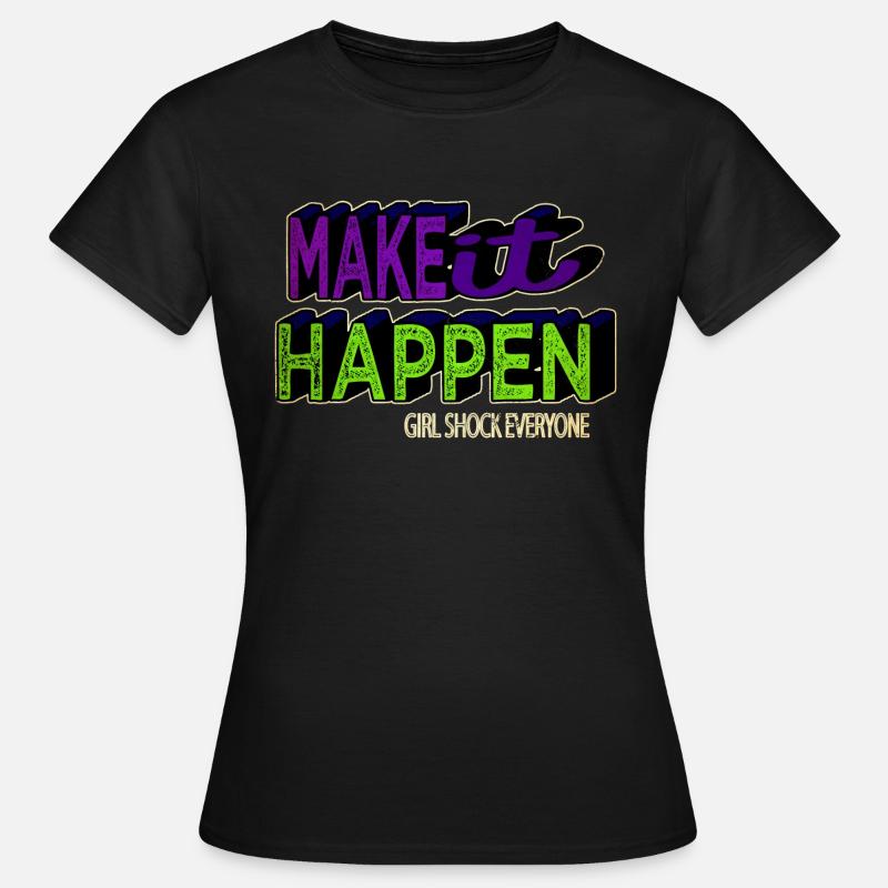 when there birthday present idea gift idea - Frauen T-Shirt - Schwarz