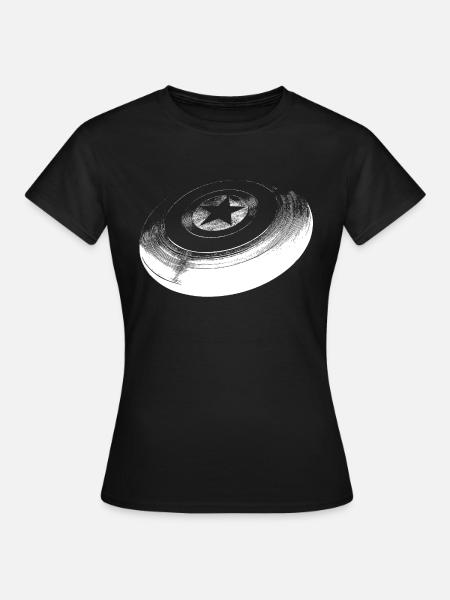 Frisbee - Frauen T-Shirt - Schwarz