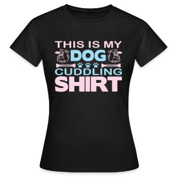 PawPrint Couture - Frauen T-Shirt - Schwarz - Vorne - AI Model Female 172 dark (172cm)