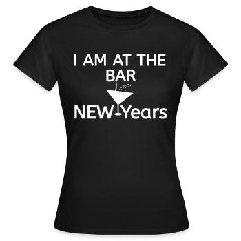 Neujahr - Frauen T-Shirt - Schwarz - Vorne - AI Model Female 172 dark (172cm)