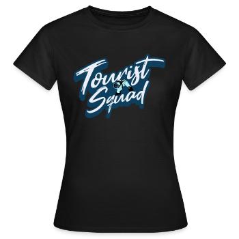 Tourist Squad Picture Photographer Vacation - Frauen T-Shirt - Schwarz - Vorne - AI Model Female 172 dark (172cm)