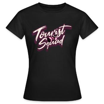 Tourist Squad Picture Photographer Vacation - Frauen T-Shirt - Schwarz - Vorne - AI Model Female 172 dark (172cm)