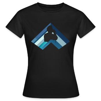 Stimme Gesang Karaoke - Frauen T-Shirt - Schwarz - Vorne - AI Model Female 172 dark (172cm)