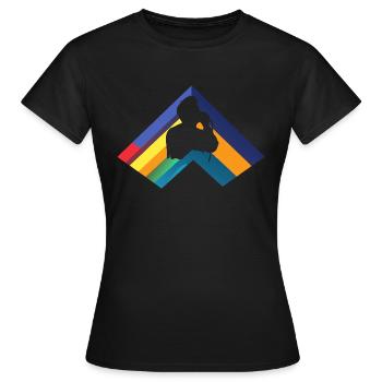 Stimme Tenor - Frauen T-Shirt - Schwarz - Vorne - AI Model Female 172 dark (172cm)