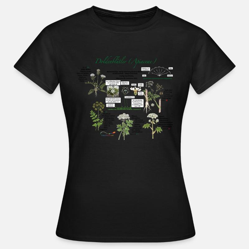 Doldengewächs - Frauen T-Shirt - Schwarz