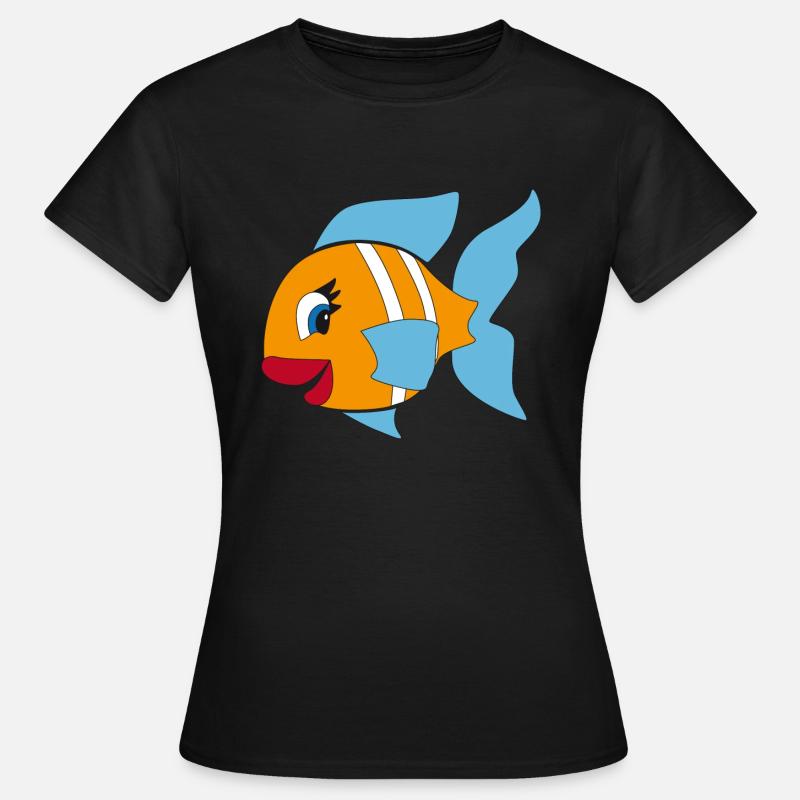 the fish - Women's T-Shirt - black