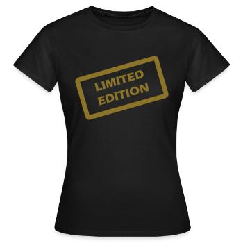 limited edition - T-shirt Femme - noir - Devant - AI Model Female 172 dark (172cm)