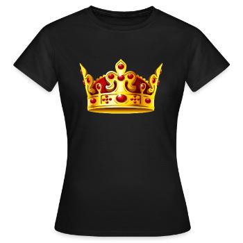 roi - T-shirt Femme - noir - Devant - AI Model Female 172 dark (172cm)