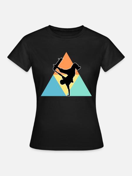 Skateboarding - Frauen T-Shirt - Schwarz