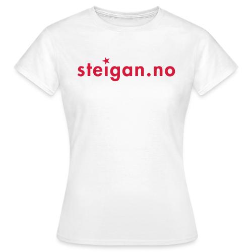 steigan.no logo - T-skjorte for kvinner