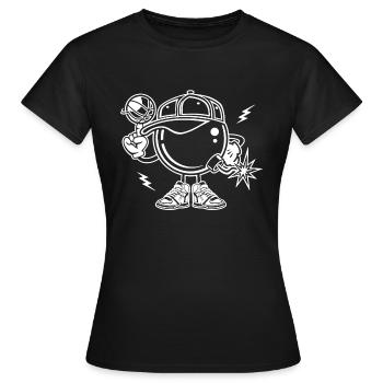 T-shirts Bomb Bomb - T-shirt Femme - noir - Devant - AI Model Female 172 dark (172cm)