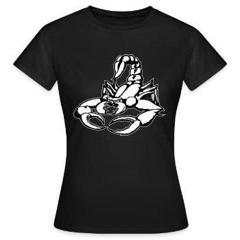 SCORPION - T-shirt Femme - noir - Devant - AI Model Female 172 dark (172cm)