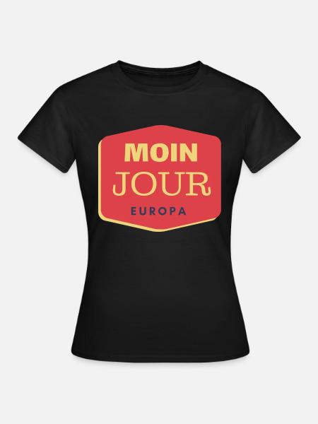 Europa - MoinJour 50 - Frauen T-Shirt - Schwarz