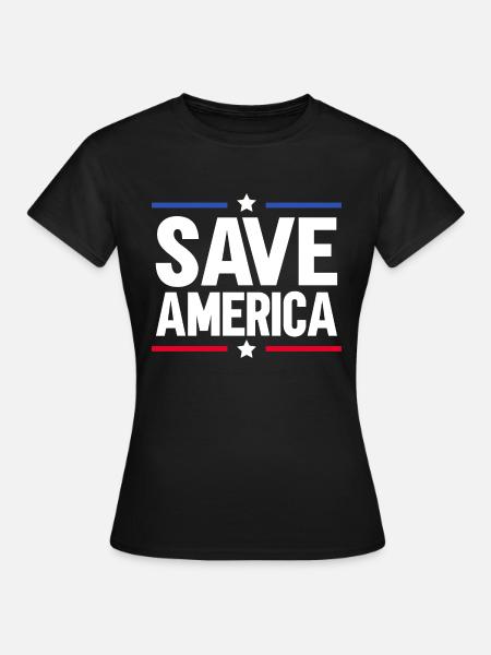 Save America - Frauen T-Shirt - Schwarz