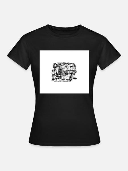 Versteckte Schlange - Frauen T-Shirt - Schwarz