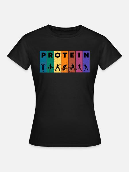 Protein - Frauen T-Shirt - Schwarz