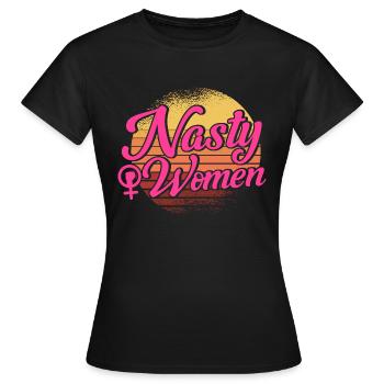 Empowerment of gender equality F - Women's T-Shirt - black - Front - AI Model Female 172 dark (172cm)