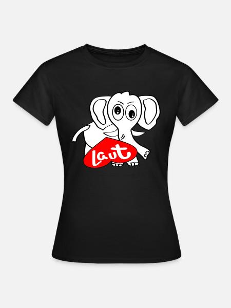 Lautrüssel - Frauen T-Shirt - Schwarz