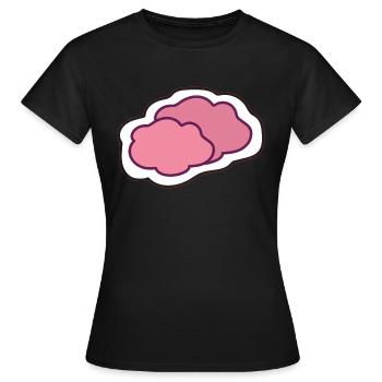 Nuage - T-shirt Femme - noir - Devant - AI Model Female 172 dark (172cm)