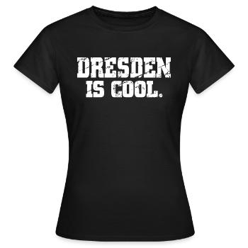 Dresde - T-shirt Femme - noir - Devant - AI Model Female 172 dark (172cm)