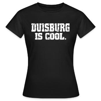 Duisbourg - T-shirt Femme - noir - Devant - AI Model Female 172 dark (172cm)