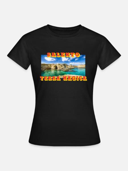 Salento Terra Magica - Frauen T-Shirt - Schwarz