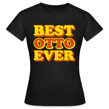 Otto Vorname Witziges Geschenk - Frauen T-Shirt - Schwarz - Vorne - AI Model Female 172 dark (172cm)