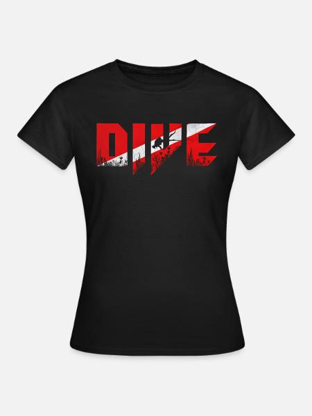 23F 0300 bk - Frauen T-Shirt - Schwarz