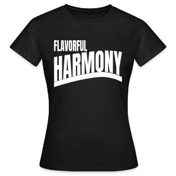 Unity in Diversity Indulging in Flavors - Women's T-Shirt - black - Front - AI Model Female 172 dark (172cm)