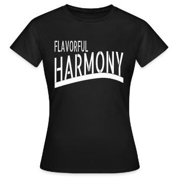 Unity in Diversity Savoring Delights - Women's T-Shirt - black - Front - AI Model Female 172 dark (172cm)
