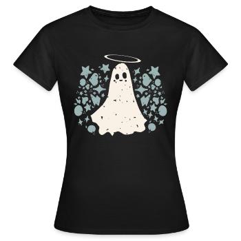 Heiliger Geist - Frauen T-Shirt - Schwarz - Vorne - AI Model Female 172 dark (172cm)