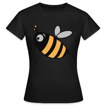 Bourdon - T-shirt Femme - noir - Devant - AI Model Female 172 dark (172cm)