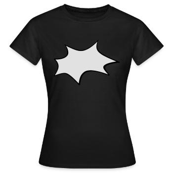 Zack Bumm gefüllt - Women's T-Shirt - black - Front - AI Model Female 172 dark (172cm)