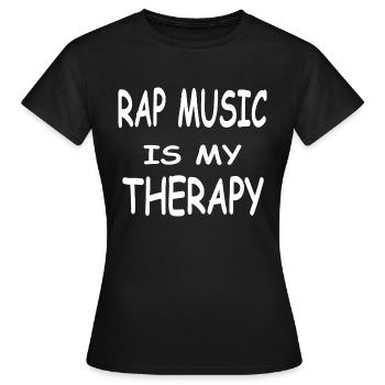 Musique - T-shirt Femme - noir - Devant - AI Model Female 172 dark (172cm)