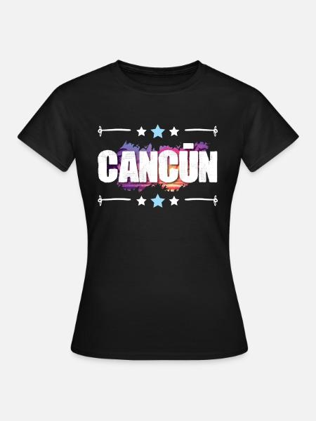 Cancun - Frauen T-Shirt - Schwarz
