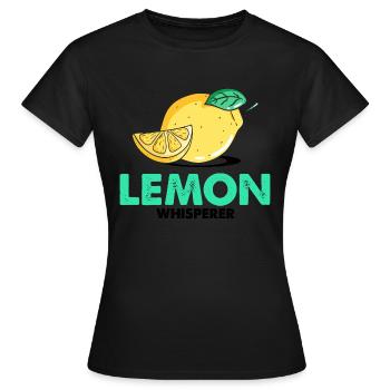 Limonade Limonade Limonade Limonade Stand Design - T-shirt Femme - noir - Devant - AI Model Female 172 dark (172cm)