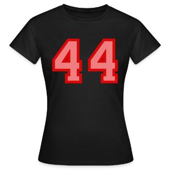 Cool Retro Retrostyle Numéro de maillot numéro de dos - T-shirt Femme - noir - Devant - AI Model Female 172 dark (172cm)